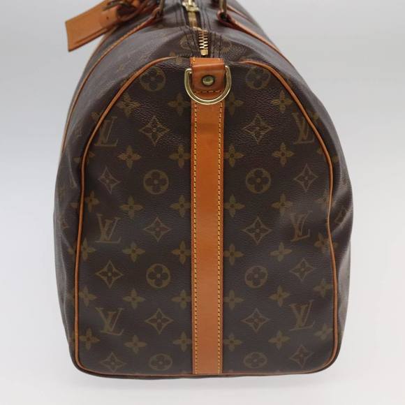 LOUIS VUITTON Monogram Keepall 50 Boston Bag M41426 LV Auth 95599 - Picture 4 of 16